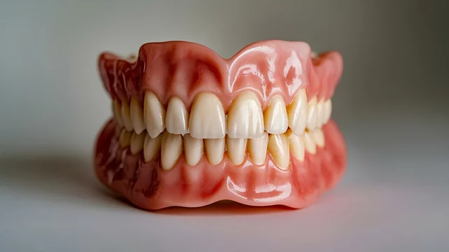 Full upper and lower dentures